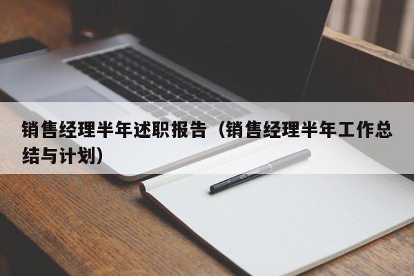 销售经理半年述职报告（销售经理半年工作总结与计划）